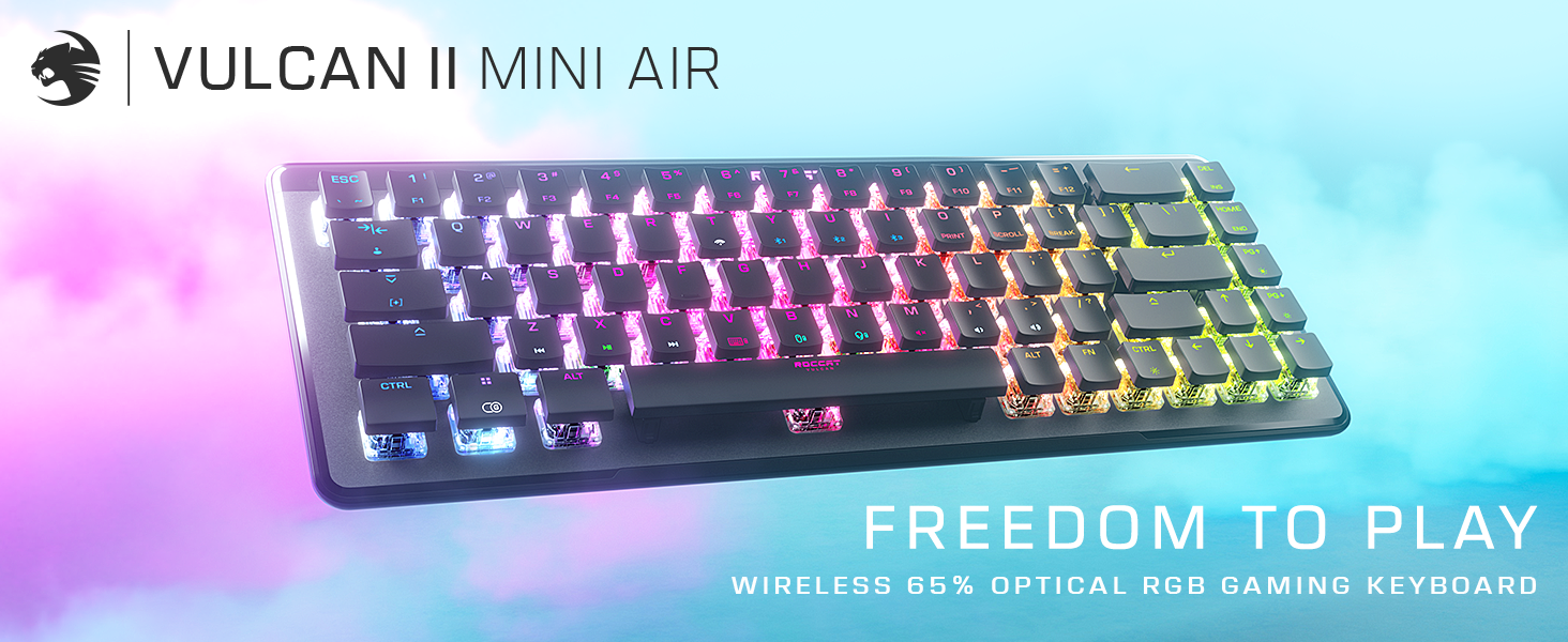 Amazon.com: ROCCAT Vulcan II Mini Air 65% Optical Mechanical